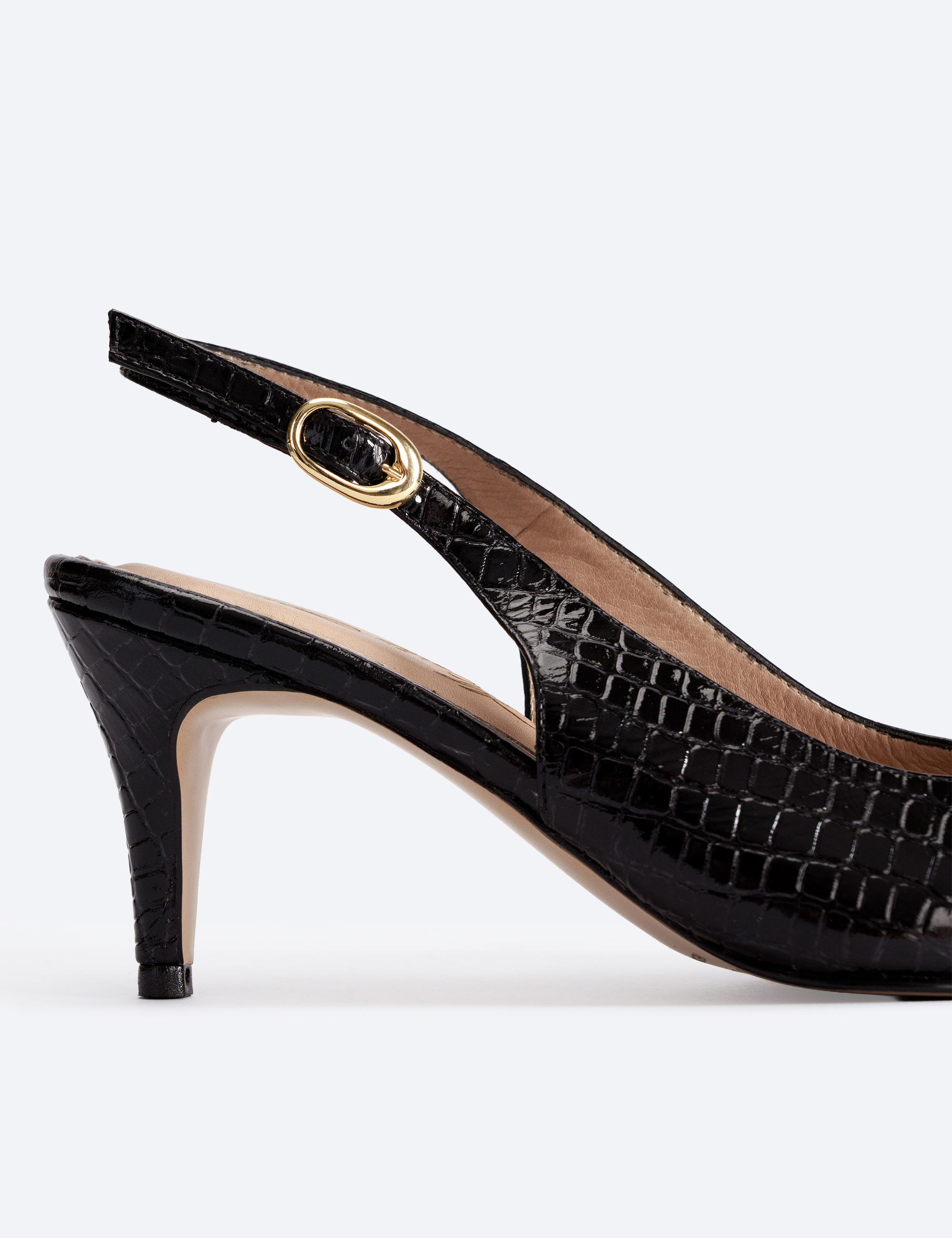 TACONES ZURICH CROCO NEGRO