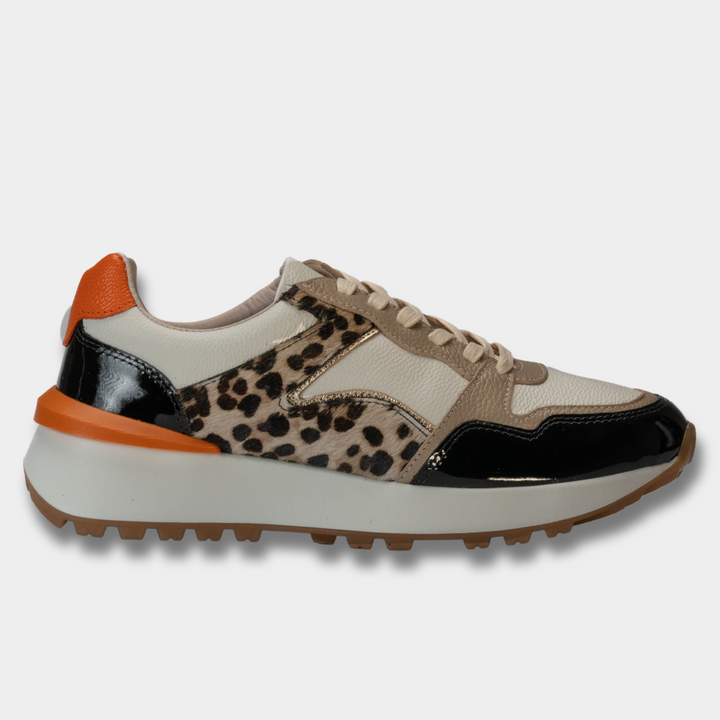 SNEAKER BRASIL CON APLIQUES EN ANIMAL PRINT