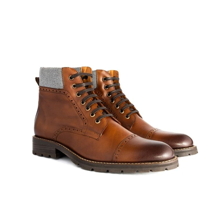 Bota hombre 4129 Almendra