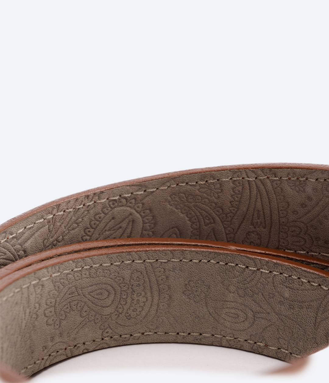 CINTURÓN LIZO MIEL GRUESO