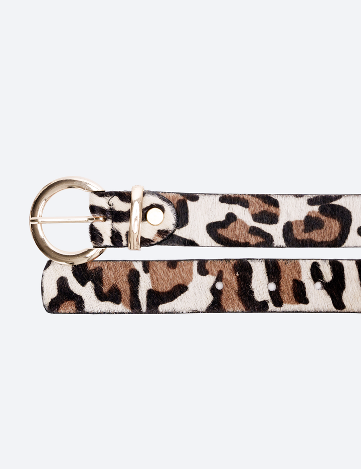 CINTURÓN ANIMAL PRINT JIRAFA BLANCO