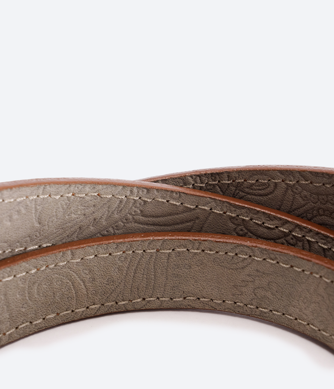 CINTURÓN LIZO MIEL DELGADO