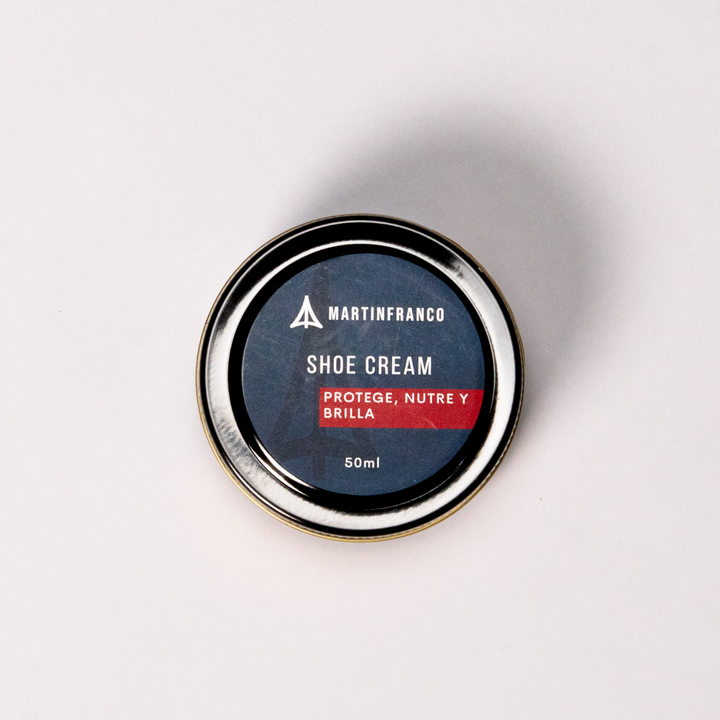 COMBO 1 : Renovador - Crema Esencial - Shoe Cream Marrón Claro - Cepillo Crin