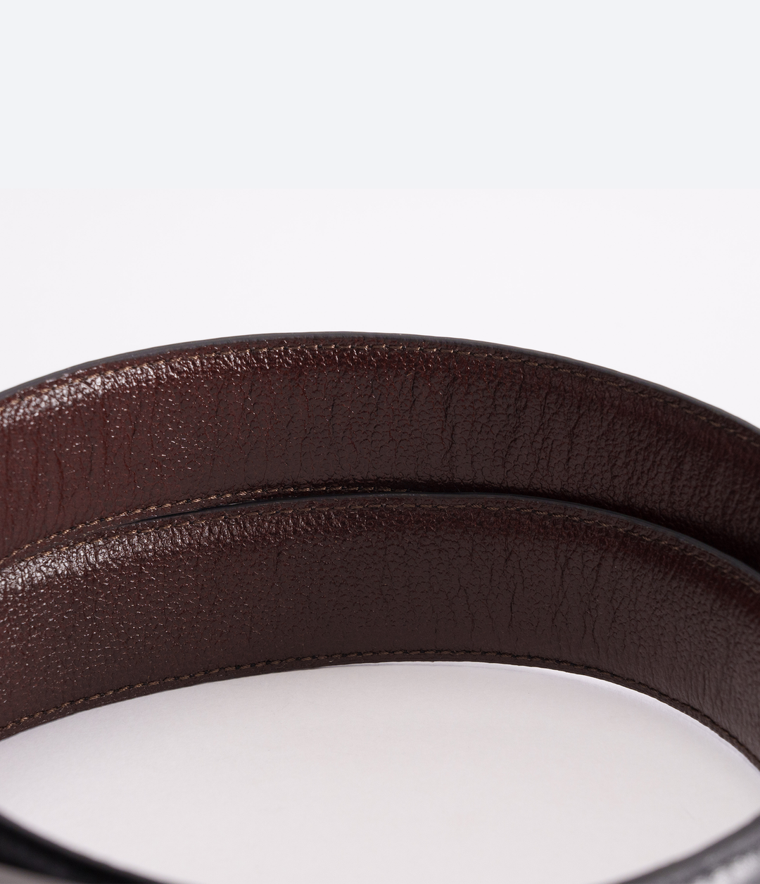 CINTURÓN DOBLE FAZ NEGRO CON CAFÉ