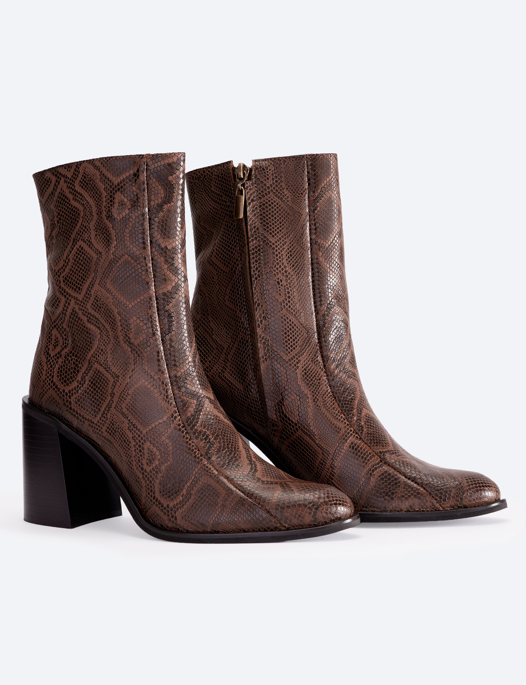 BOTINES AUSTRALIA FOLIA PITON CAFÉ