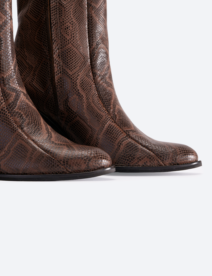 BOTINES AUSTRALIA FOLIA PITON CAFÉ