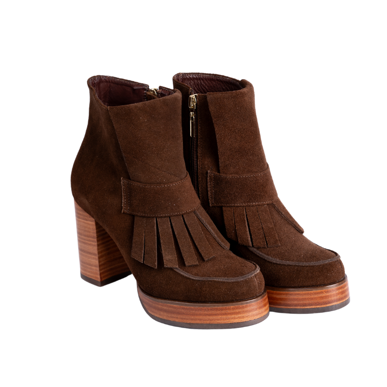 Botin mujer lorenza Tabaco