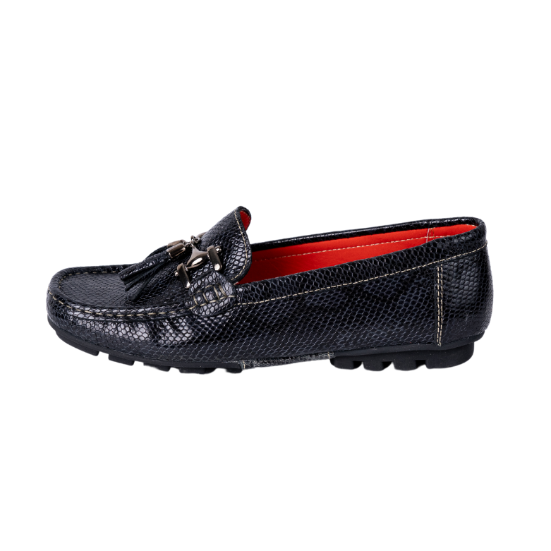 Mocasin mujer Danny Negro