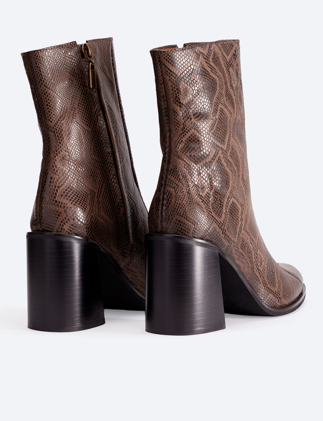 BOTINES AUSTRALIA FOLIA PITON CAFÉ