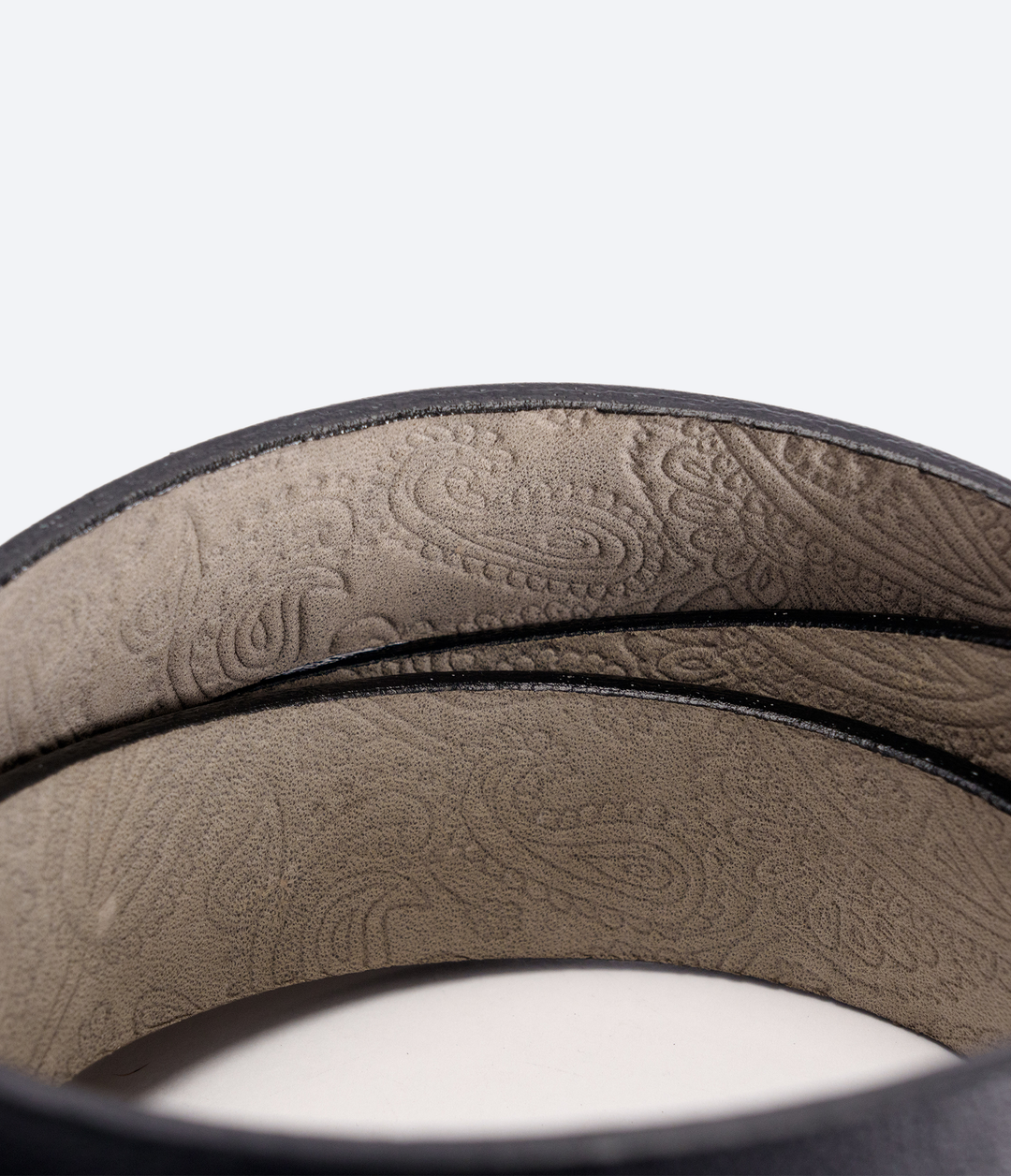 CINTURÓN LIZO NEGRO GRUESO