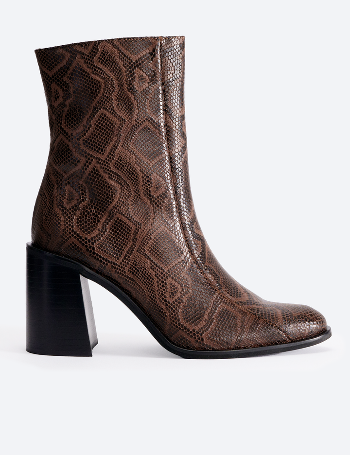 BOTINES AUSTRALIA FOLIA PITON CAFÉ