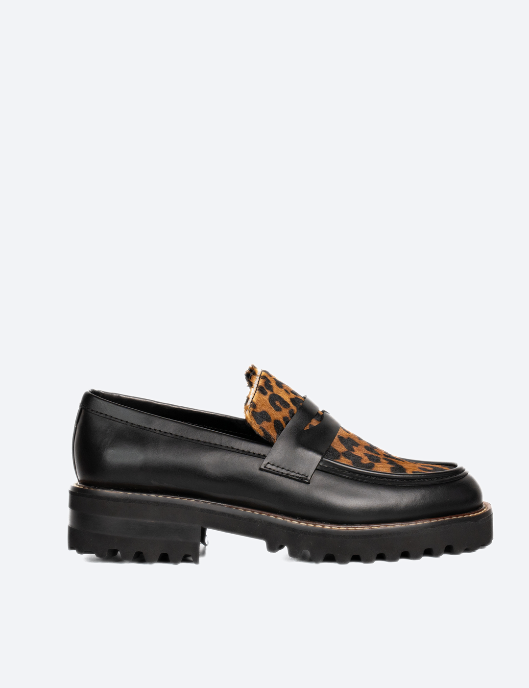 MOCASIN DONATO NEGRO X ANIMAL PRINT