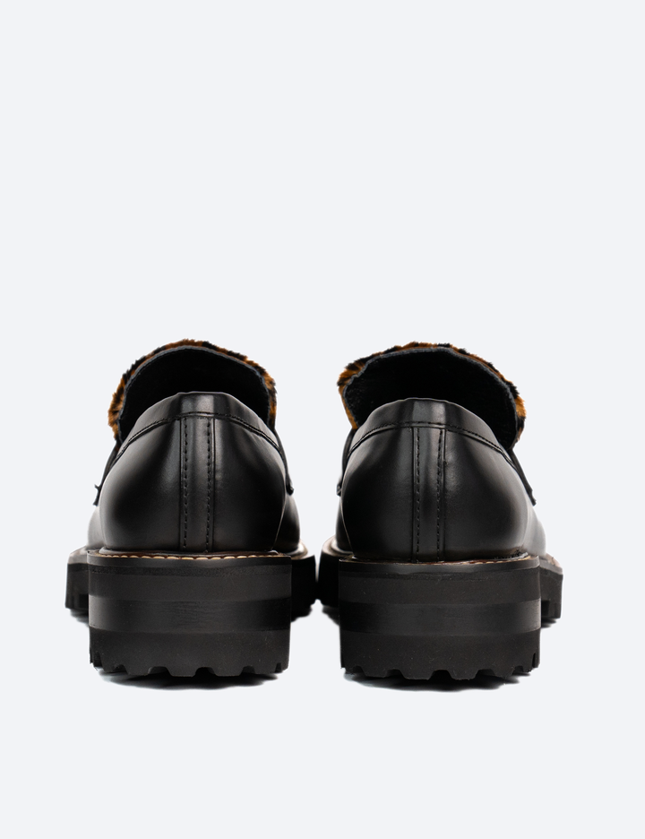 MOCASIN DONATO NEGRO X ANIMAL PRINT