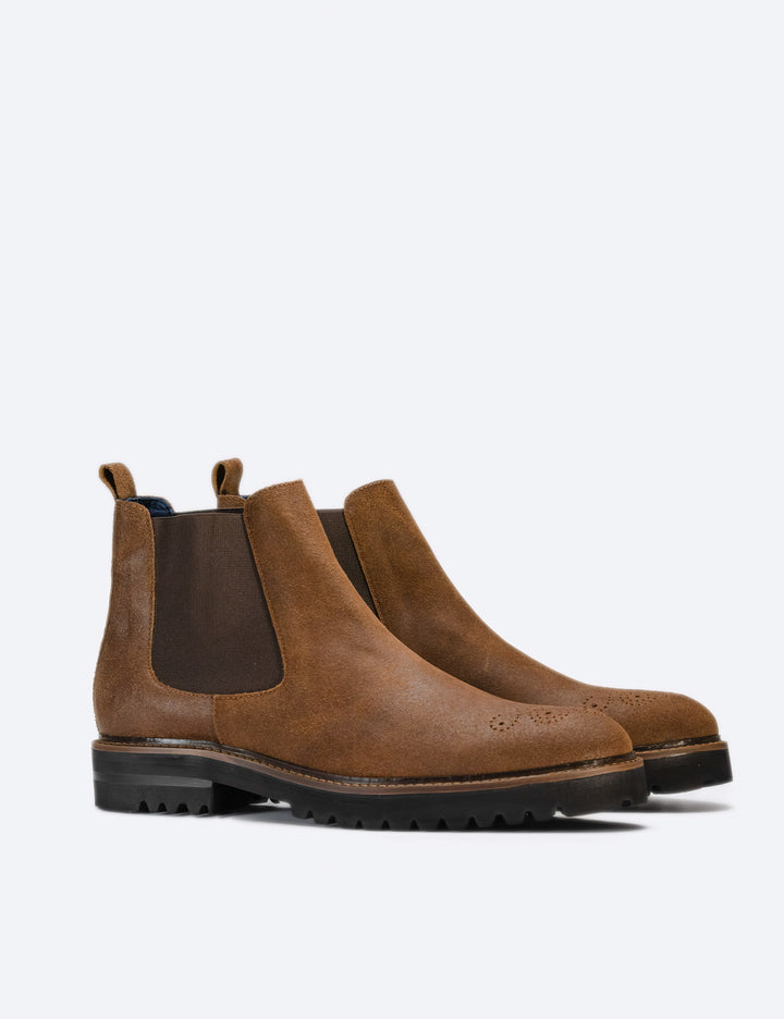 BOTA CHELSEA LONDRES CARNAZA CAFÉ CRAQUELA